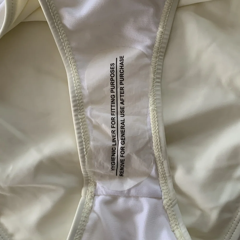 New, Strapless one piece swimsuit with versatile belt/neck tie. Unbranded, lined - Picture 6 of 6